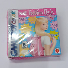 Barbie Fashion Pack Games (Nintendo Game Boy Color) Mattel E-Everyone
