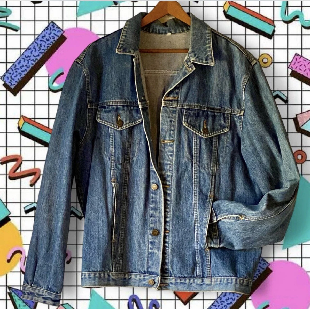 1980s Denim Vintage Coats, Jackets & Vests for Women for sale 
