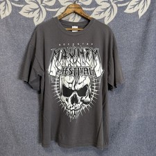 2009 Rockstar Mayhem Festival T-Shirt Size XL Double Sided Gildan Tag Y2K Grunge