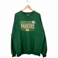 Green Bay Packers Majestic Sweatshirt Men  s XXL Embroidered NFL Vintage 90s