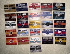 NFL football Teams Sticker Lot, 26