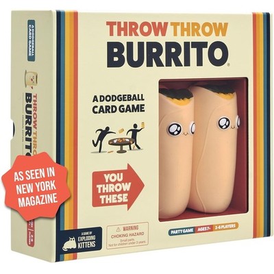Throw Throw Burrito - A Dodgeball Card Game by Exploding Kittens (Ages 7+) NEW