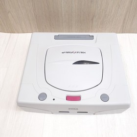 Japanese Sega Saturn White Console Bundle with 6 Games & 1 Controller HST-3220