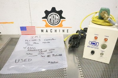IMS PLC1000-3 Controller 120V 1Phase 50/60Hz .2A W/ ASCO 8262G212 Used See Pics
