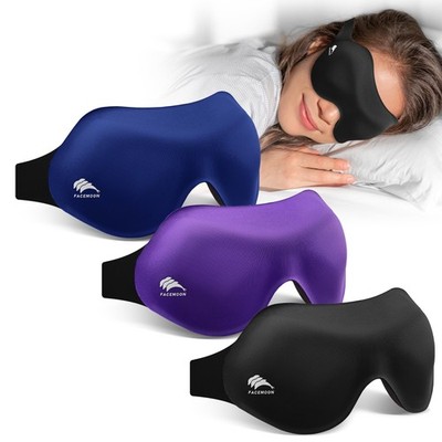 3 Pack Sleep Masks for Side Sleepers, True Blackout 3D Eye Mask for Sleeping,...