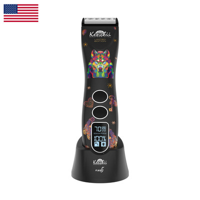 Kenchii Flash 5 Wolf Limited Edition - 5-In-1 Digital Cordless Clipper -