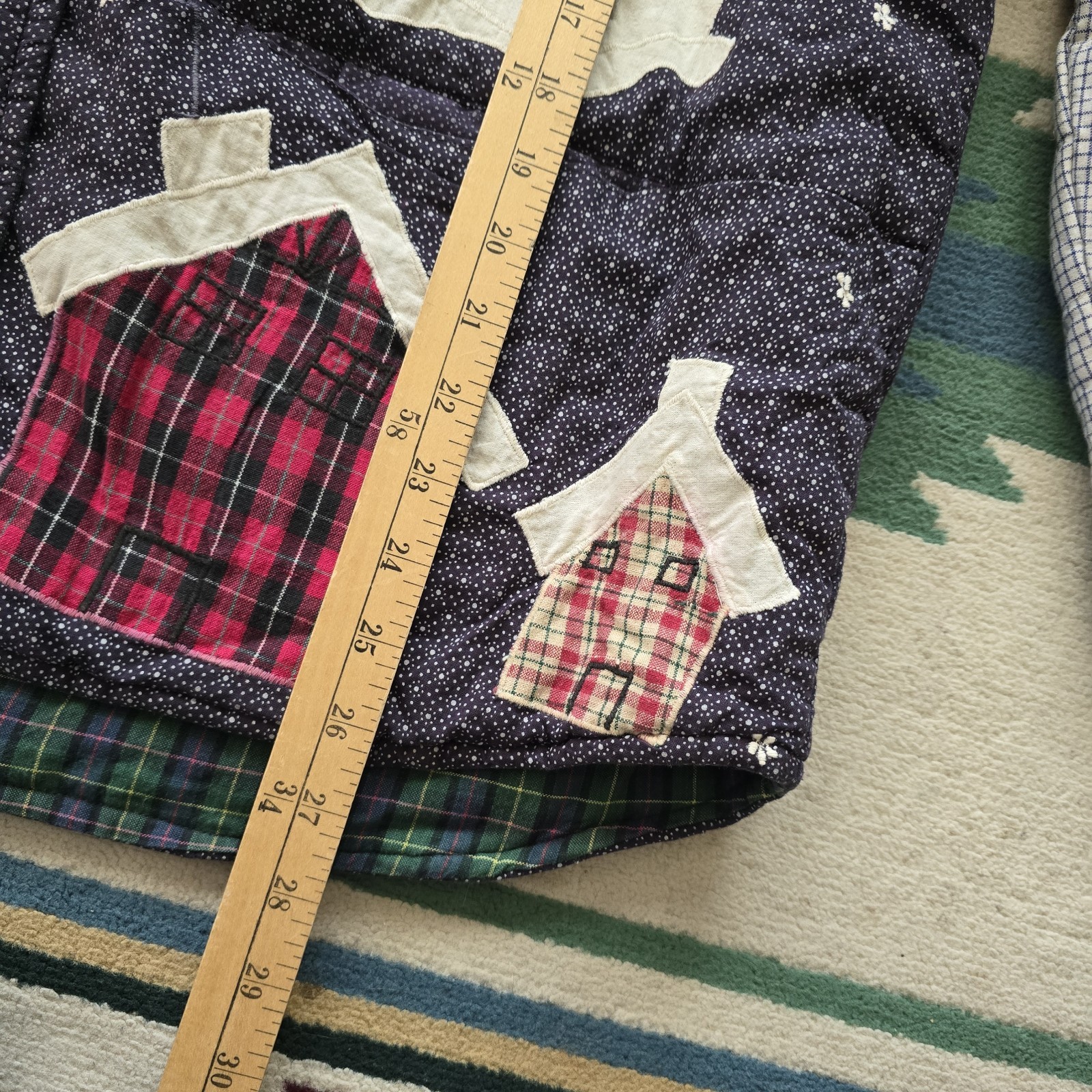 Vintage Patch Magic Reversible Jacket Christmas S… - image 7