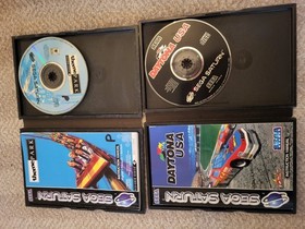 SEGA SATURN 10 Game Bundle mighty hits, alone in the dark, panzer dragoon More!