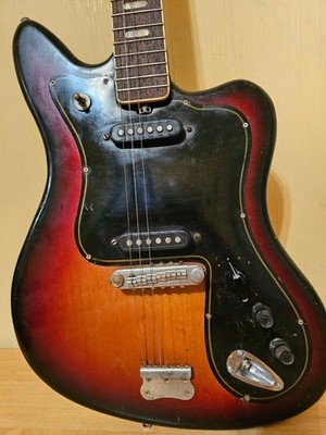 70's Musima DeLuxe 25 Jaguar Electric Guitar GDR Vintage and Rare