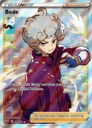 Bede 199/202 Sword & Shield Full Art Trainer