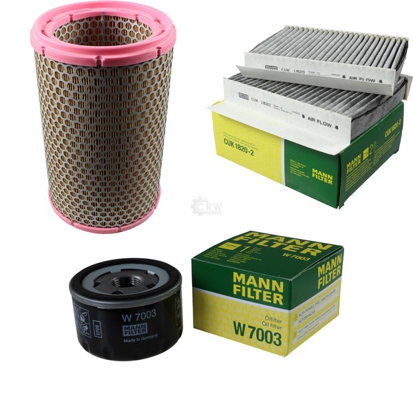 Mann Inspektionspaket Filterset FüR Alfa Romeo 156 Sportwagon 1.9 JTD 16V 2.4-image
