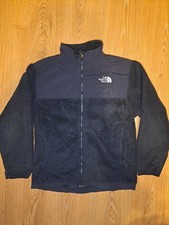 North Face Denali Fleece Jacket Girls Large Black Full Zip
