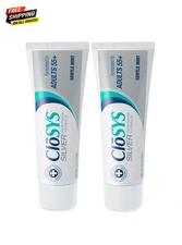 Silver Fluoride Toothpaste for Adults 55+, 3.4 Ounce (Pack of 2), Gentle Mint