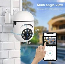 Wireless 360 Smart Surveillance Camera/2-Way Audio/Motion Detection/Night Vision