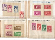 1536: VIET-NAM CONG-HOA: 4 complete sets Mint Hinged on pages.