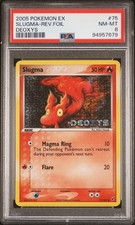 2005 POKEMON EX DEOXYS #75 SLUGMA-REVERSE FOIL PSA 8 on eBay