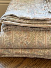 Lauren Ralph Lauren Sheet set Paisley Teal 10...