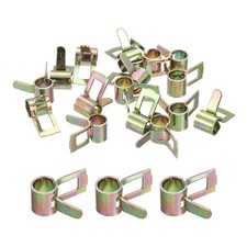 ID 4.5mm 3/16inch Fuel Line Hose Clips,Pipe Clamps,Spring Hose Clamp,20Pcs