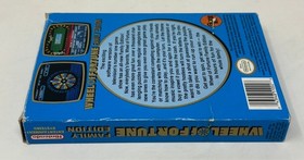 NES Nintendo - Wheel of Fortune Family Edition - CIB Complete / Tested