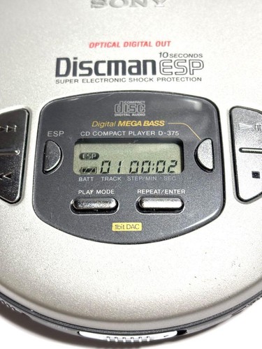 SONY Compact Disc Player Discman ESP D-375 Operation confirmed - Picture 2 of 8