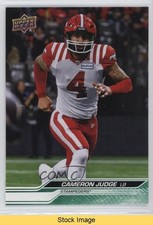 2024 Upper Deck CFL Green Cameron Judge #5 READ 1lm9