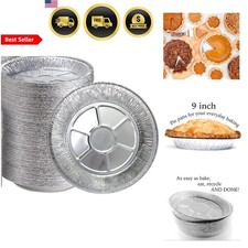 Lattine per Torte in Foglio di Alluminio 9' Confezione da 25, Padelle per Torte in Alluminio Monouso, Padelle in Foglio per...