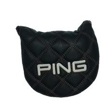 Ping Black White Mallet Putter Headcover Preowned Condition Great