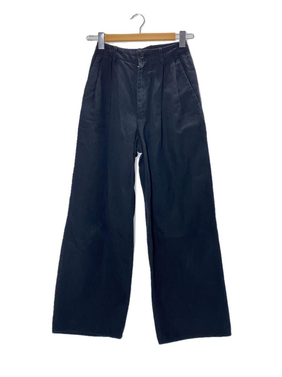 Auralee 22SS Hard Twist Linen Chino Pants Black Cotton Preowned