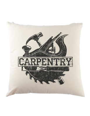 Carpentry Dekokissen Joiner Carpentry Woodwork Hammer Cabinet Maker