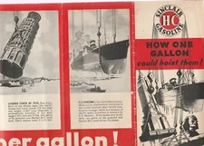 SINCLAIR HC GASOLINE 1934 BROCHURE