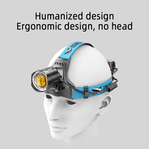 500000LM LED Headlamp Rechargeable Headlight Zoomable Head Torch Lamp Flashlight - Picture 8 of 12