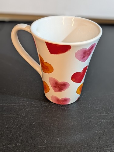 Happy Valentine's Multi-Colored Hearts Ceramic Coffee Cup Mug - Teleflora Gift - Picture 3 of 8