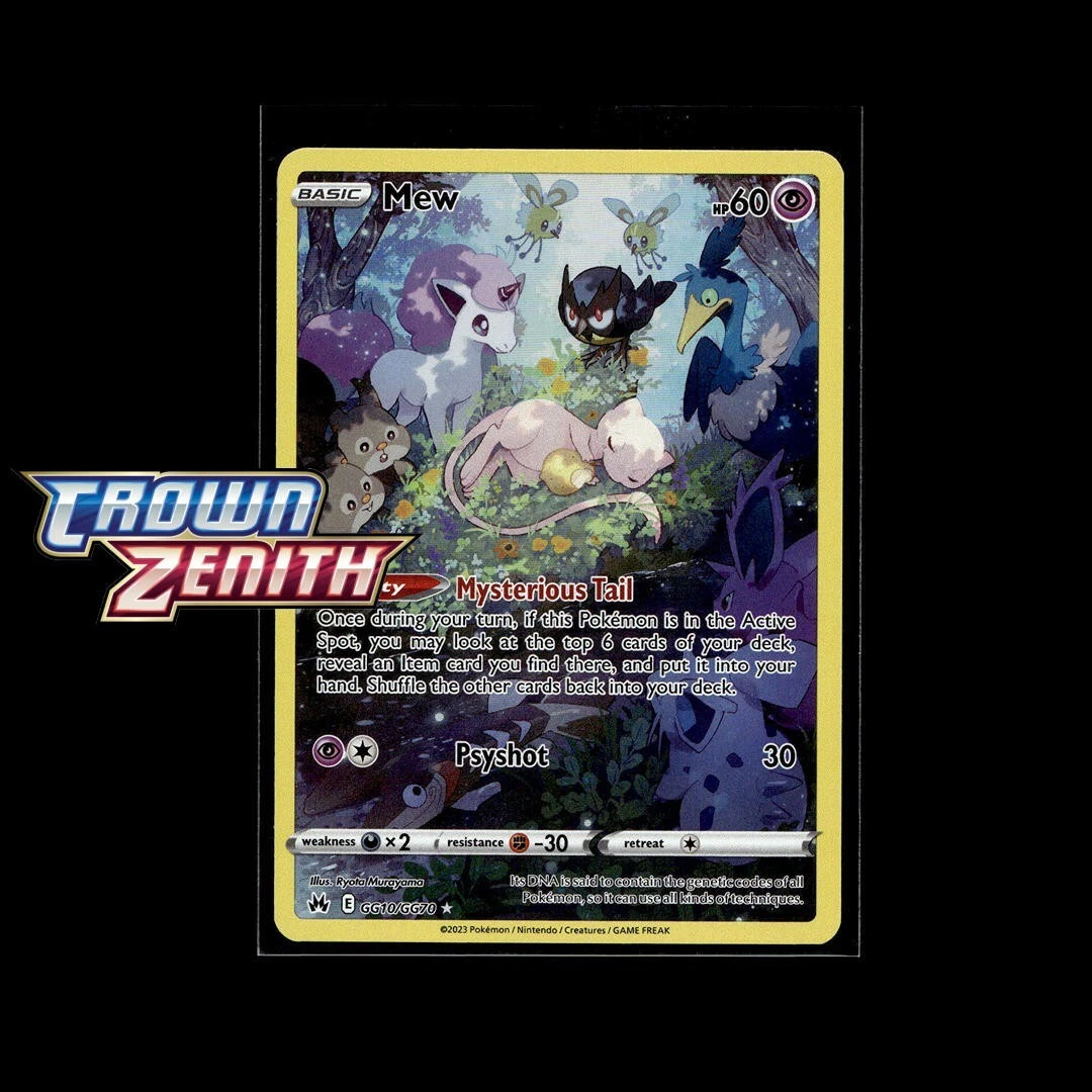 Mew GG10/GG70 Crown Zenith: Galarian Gallery for sale | eBay