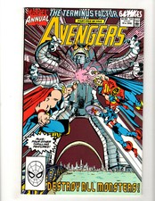 AVENGERS ANNUAL #19 - SEPTEMBER 1990 - HIGH GRADE COPPER AGE MARVEL COMICS