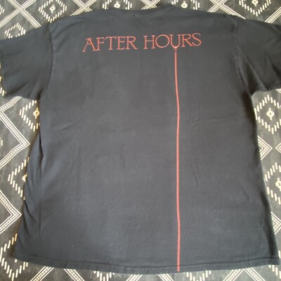 T-shirt The Weeknd XO After Hours, Taille L Homme, Noir, Graphique Lune, édition Limitée 2023