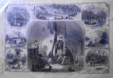 Kriegsszenen Auf Green River, Kentucky - Harpers Weekly, 1. Februar 1862