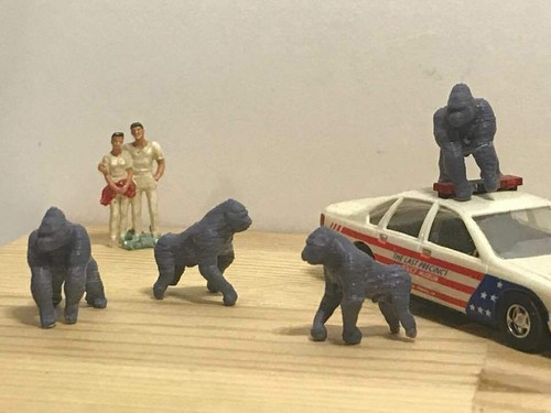 Ho Maßstab 1/87 Gorilla Familie Set  - Bild 1 von 8