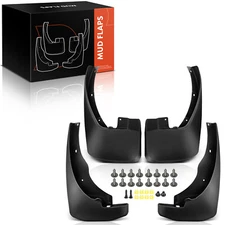 4Pcs Front & Rear Splash Guards Mud Flaps for Nissan Frontier 2005-2015 Pickup