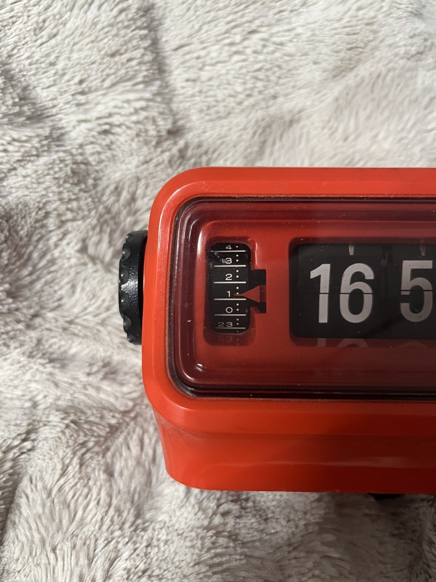 COPAL 置時計 1969年製 レトロ Vintage Japenese Copal Red SP-128 70s