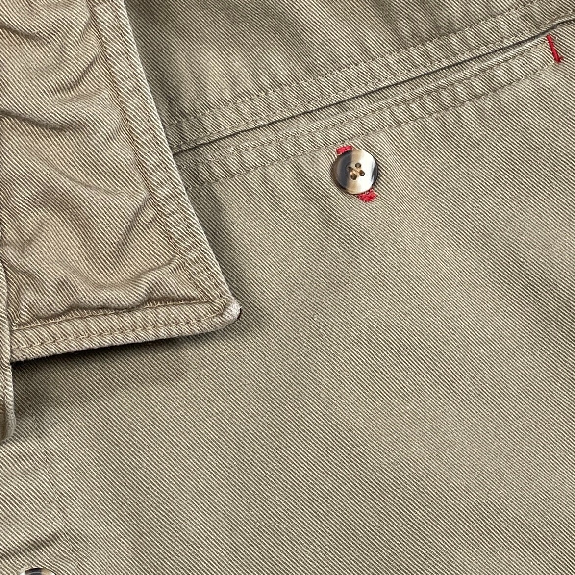 Vtg Looking Forward The Force Tan Button Down Shi… - image 14