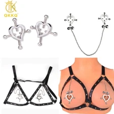 QKKQ New Harness Belt Adjustable Women Sexual Body Chest Harness Strap Leather