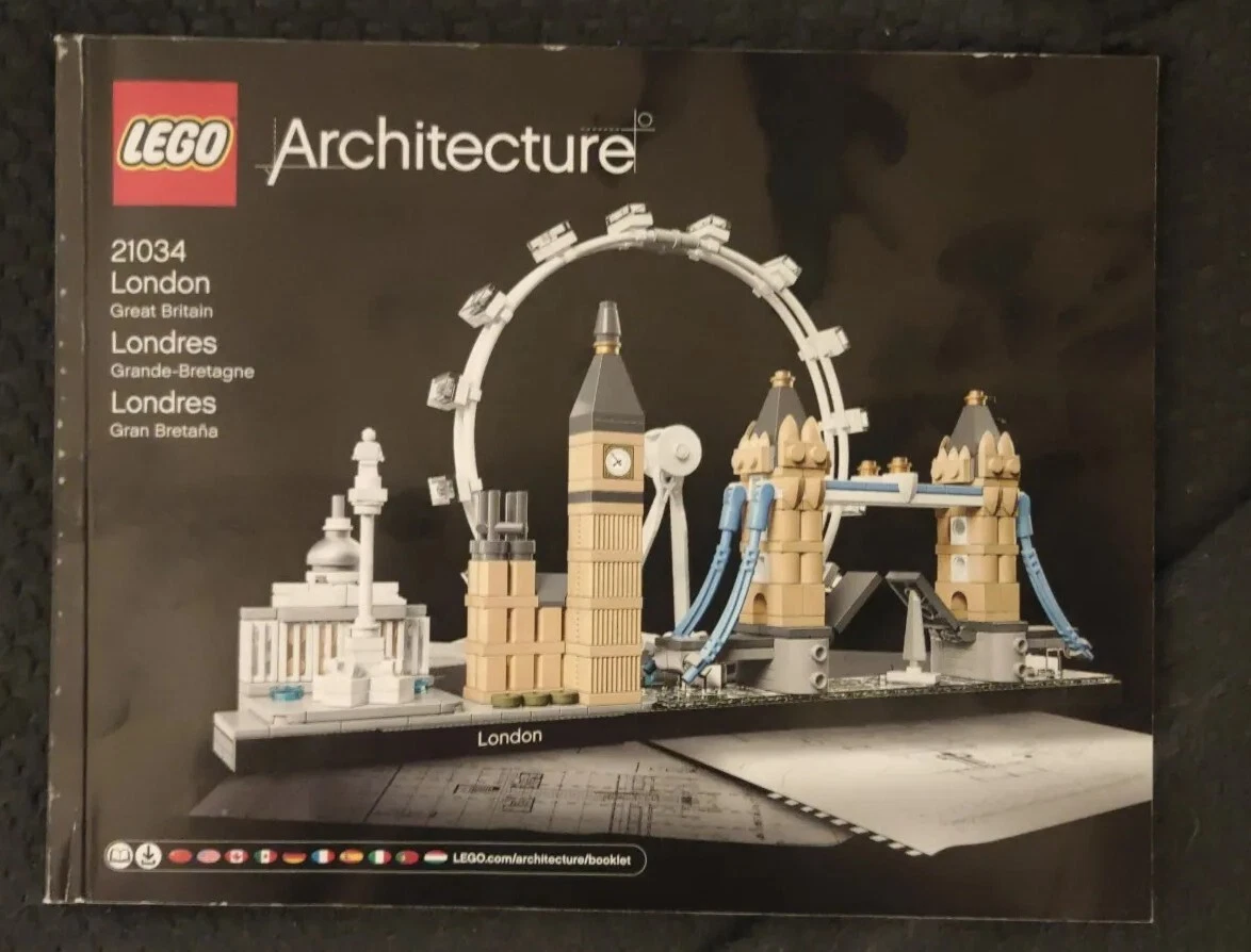 Lego LONDON 21034 Architecture INSTRUCTION Manual Booklet ONLY No