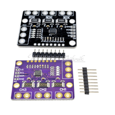I2C INA3221 Triple-Channel Shunt Current Voltage Monitor Sensor R/ INA219 Module