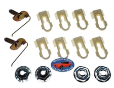 68-74 Nova Chevy II Vinyl Top Molding Clips Body Side Belt Trim 10pcs B5