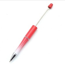Plastic Beadable Gradient Ombre Pen for DIY 1208570f42 Bead Pen red white