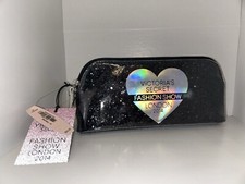 Victoria’s Secret Fashion Show 2014 Glitter Makeup Bag London 8.5” Pencil Case