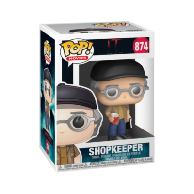 IT Shopkeeper Figura De Vinilo Pop De Funko Stephen King 874 En  Stock