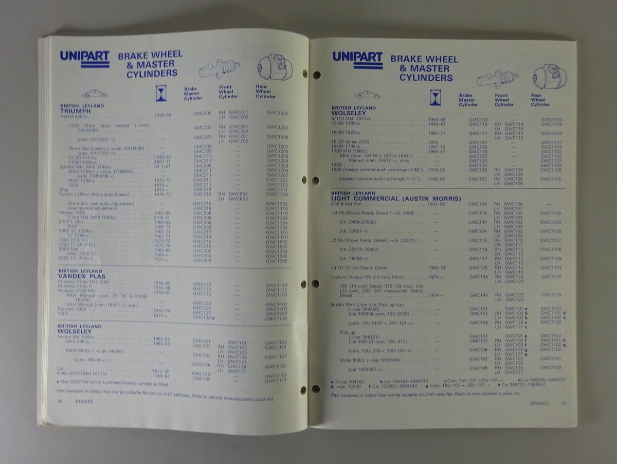 Catalogue / Brochure British Leyland Sport 1975 - Marques Triumph, Marina - Édition Originale