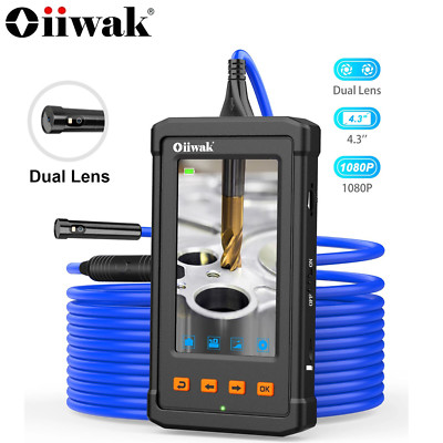 Portable Industrial Endoscope 1080P HD Borescope 4.3'' Screen Inspection Kamera