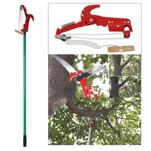 2 6m Telescopic Extendable High Reach Garden Tree Saw Branch Pruner Cut Lopper Ebay